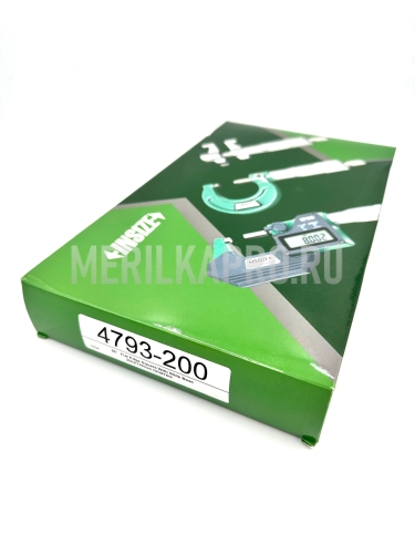 4793-200 Угольник с плоским краем 90° и широким основанием 200х130 мм INSIZE