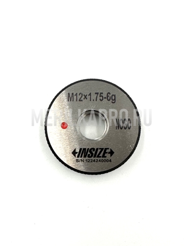 4120-12N Калибр-кольцо резьбовой M12x1.75 6g НЕ, ISO1502