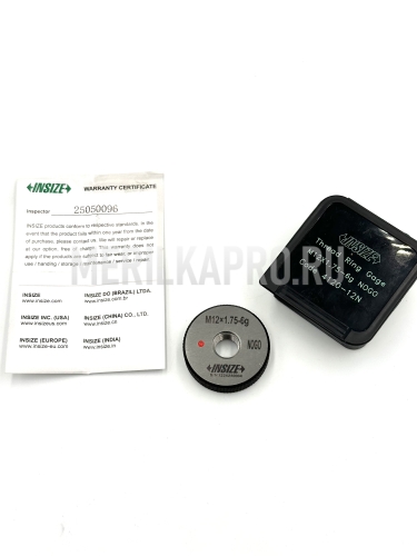 4120-12N Калибр-кольцо резьбовой M12x1.75 6g НЕ, ISO1502