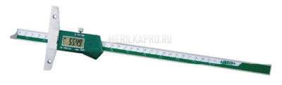 1147-200 Штангенглубиномер цифровой с отверстиями для доп. оборудования 0-200 мм INSIZE