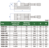 6520-175 Тиски высокоточные 0-175 мм INSIZE