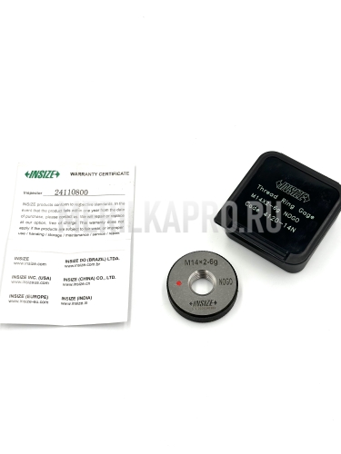 4120-14N Калибр-кольцо резьбовой M14x2 6g НЕ, ISO1502