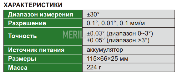 ISE-2DT Уровень цифровой 115х66х25 мм INSIZE