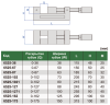 6525-162 Тиски высокоточные 0-162 мм INSIZE