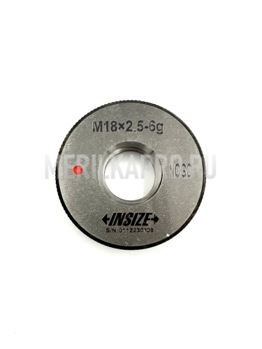 4120-18N Калибр-кольцо резьбовой M18x2.5 6g НЕ, ISO1502