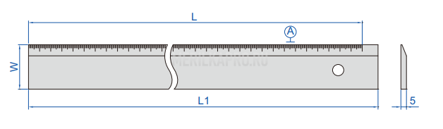 7111-300A Линейка 300 мм INSIZE