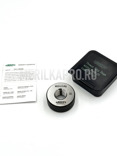 4120-22 Калибр-кольцо резьбовой M22x2.5 6g ПР, ISO1502