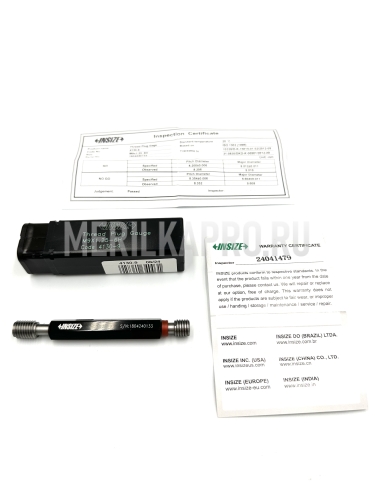 4130-9 Калибр-пробка резьбовая M9x1.25 6H ПР-НЕ, ISO1502