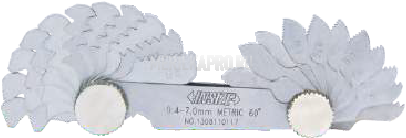 4820-452 Резьбомер метрический 60°/дюймовый 55° 0.25-6.0 мм INSIZE
