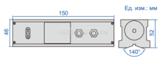 4950-1 Уровень электронный брусковый 150х46х52 мм INSIZE