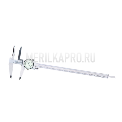 1338-300 Штангенциркуль циферблатный с длинными верхними губками ШЦК-1 0-300 мм ±0.04 мм INSIZE