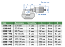 3208-50B Микрометр гладкий для наружных измерений МК 25-50 мм INSIZE