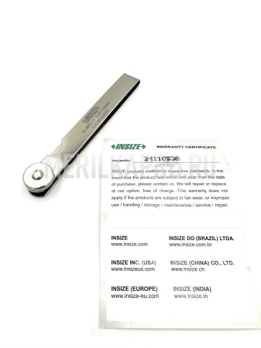 4602-17 Щупы для измерения зазора 0.02-1.00мм 17шт INSIZE