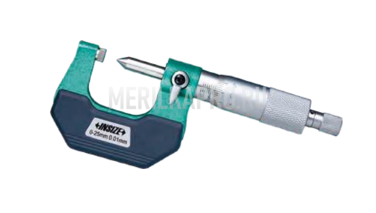 3266-250A Микрометр для измерения высоты опресовки, 0-25 мм, 0.01 мм