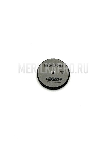 4120-2D5 Калибр-кольцо резьбовой M2.5x0.45 6g ПР, ISO1502