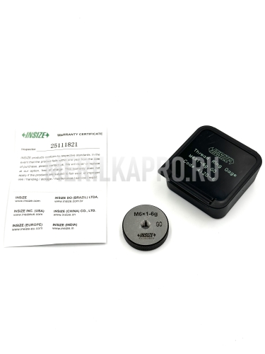 4120-6 Калибр-кольцо резьбовой M6x1 6g ПР, ISO1502