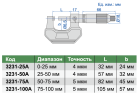 3231-100A Микрометр гладкий для измерения немагнитных материалов МК 75-100 мм INSIZE