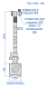6207-80A Магнитная стойка гибкая 80 кгс INSIZE