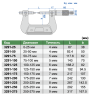 3291-25 Микрометр зубомерный для измерения зубчатых колес МЗ 0-25 мм INSIZE