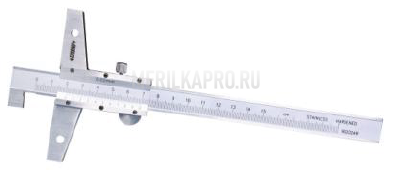 1248-200 Штангенглубиномер нониусный с крюком 0-200 мм INSIZE