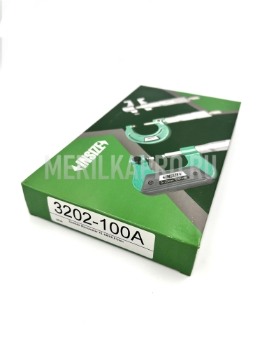 3202-100A Микрометр гладкий для наружных измерений МК 75-100 мм INSIZE