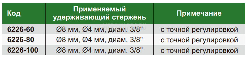 6226-100 Стойка для индикаторов немагнитная 400 мм INSIZE